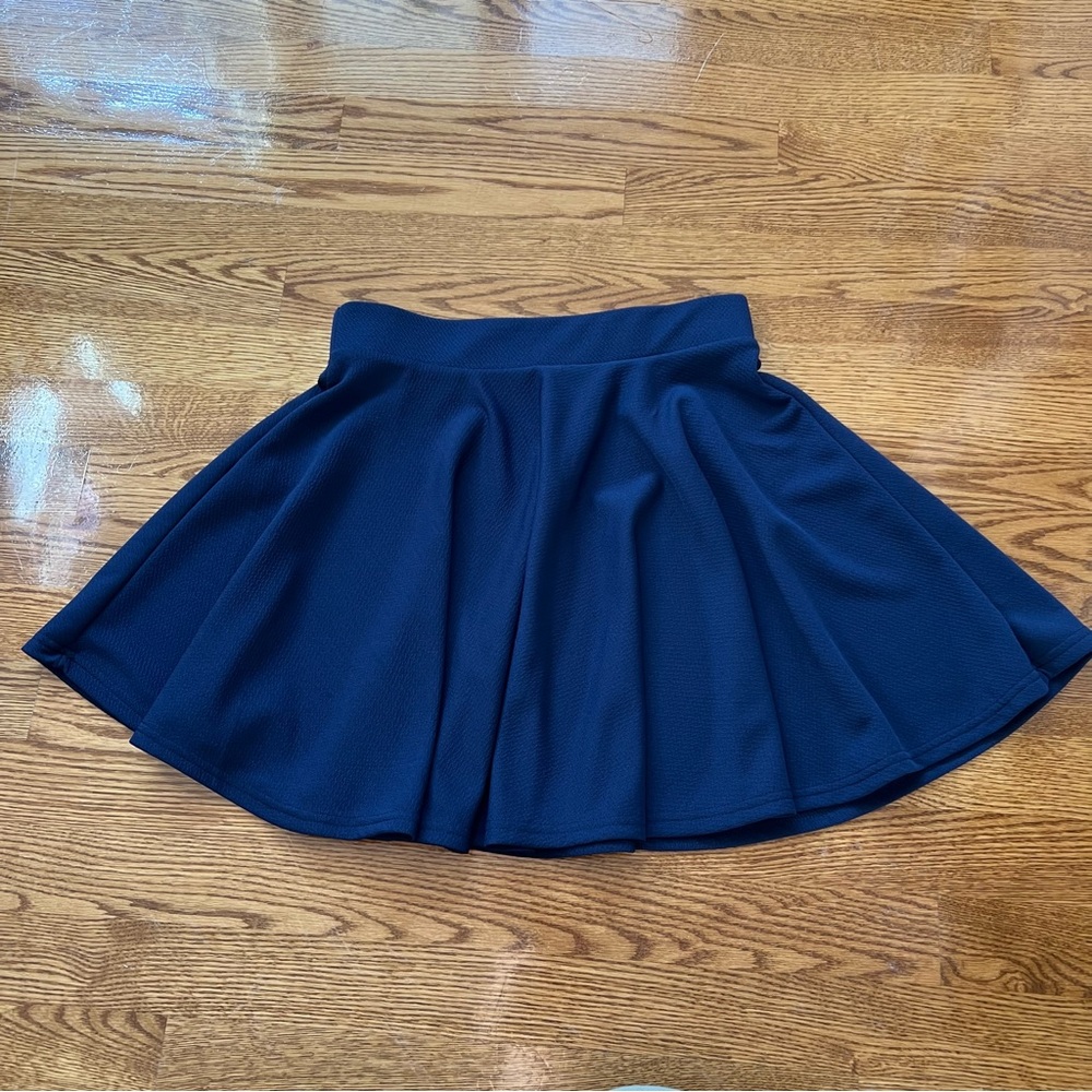 Kathy Navy Circle Skirt